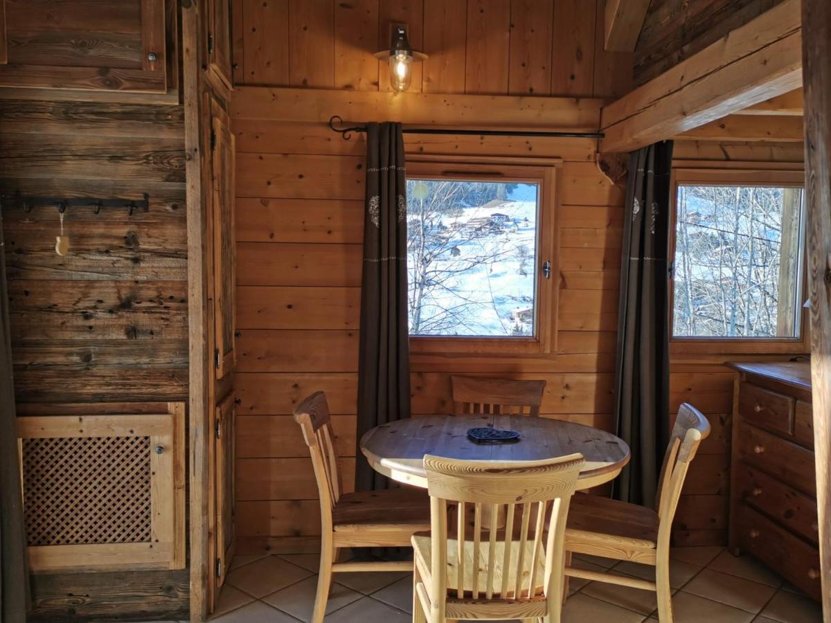 Petit chalet individuel de caractère Megève Extérieur photo