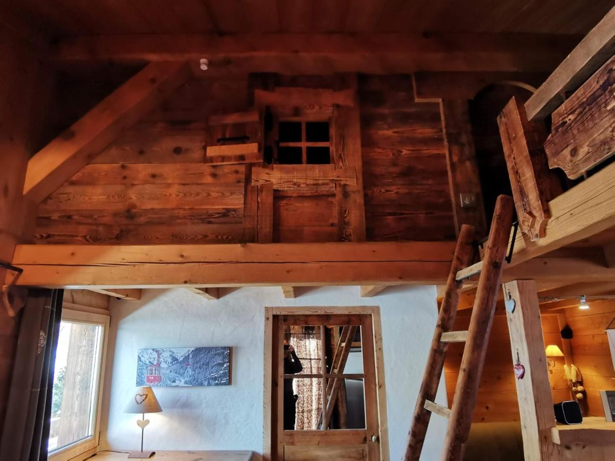 Petit chalet individuel de caractère Megève Extérieur photo