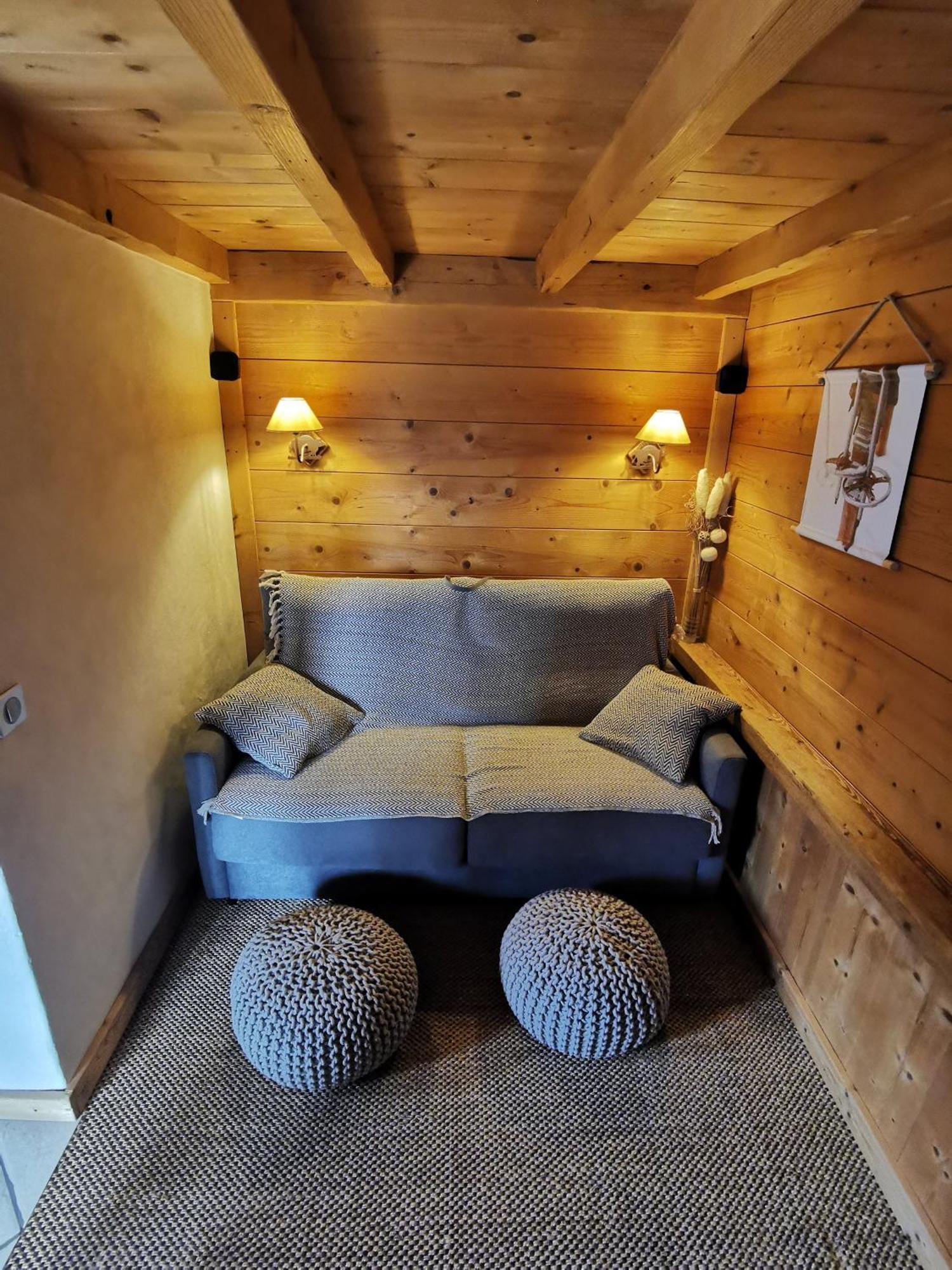 Petit chalet individuel de caractère Megève Extérieur photo